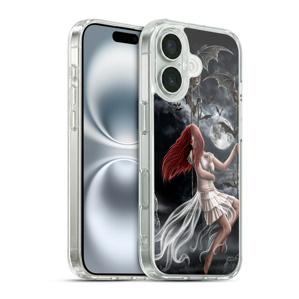 Sarah Richter Gothic Vampire Girl Soft Gel Case for Apple iPhone 16 & MagSafe