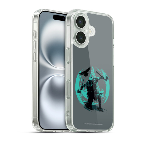 Assassin's Creed Valhalla Compositions Eivor Action Pose Soft Gel Case for Apple iPhone 16 & MagSafe