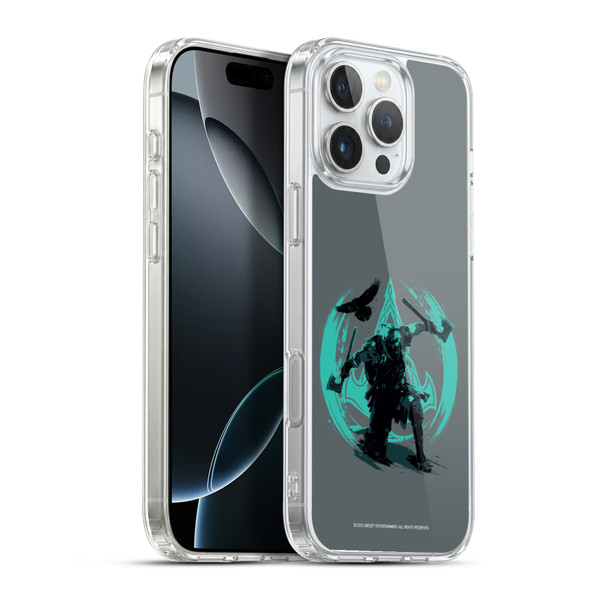 Assassin's Creed Valhalla Compositions Eivor Action Pose Soft Gel Case for Apple iPhone 16 Pro Max & MagSafe