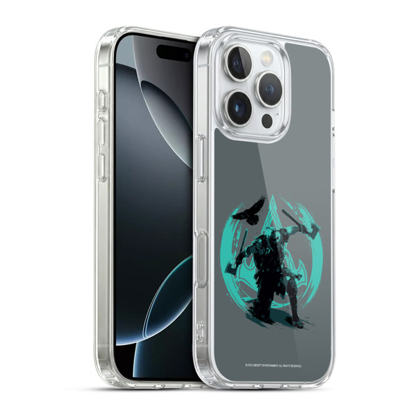 Assassin's Creed Valhalla Compositions Eivor Action Pose Soft Gel Case for Apple iPhone 16 Pro & MagSafe