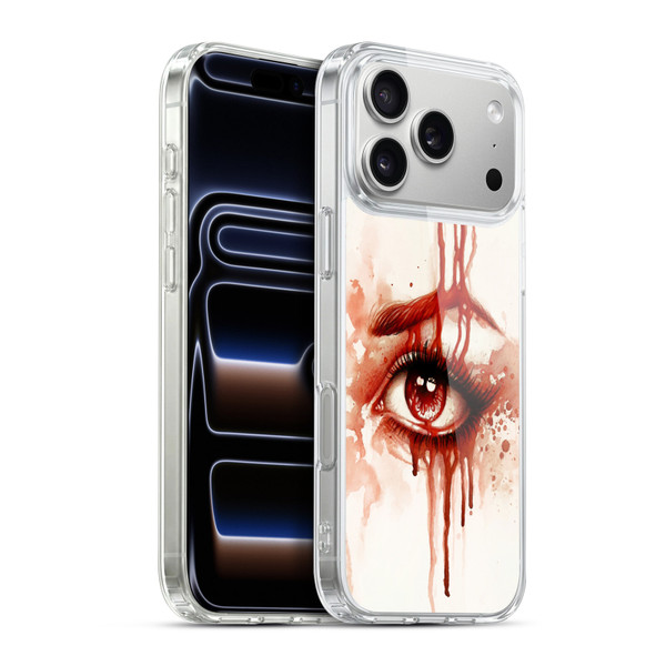 Sarah Richter Gothic Woman Eye Soft Gel Case for Apple iPhone 17 Pro Max