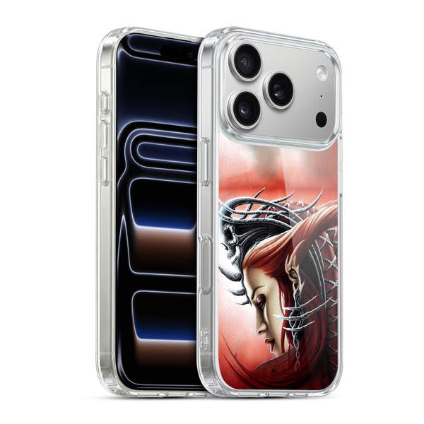 Sarah Richter Gothic Demon Girl Soft Gel Case for Apple iPhone 17 Pro