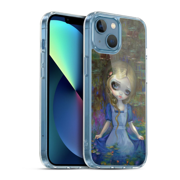 Strangeling Art Impressionist Water Lilies Soft Gel Case for Apple iPhone 13 Mini & MagSafe