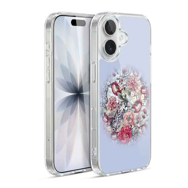 Riza Peker Animal Abstract Blooming Life Soft Gel Case for Apple iPhone 17