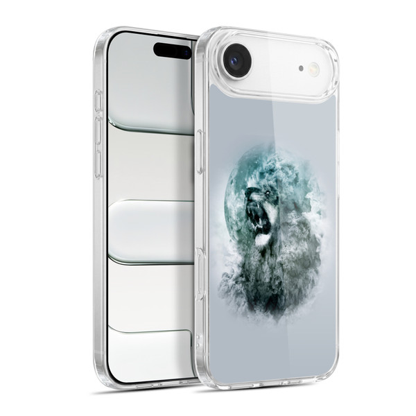 Riza Peker Animal Abstract Roaring Clouds Soft Gel Case for Apple iPhone 17 Air