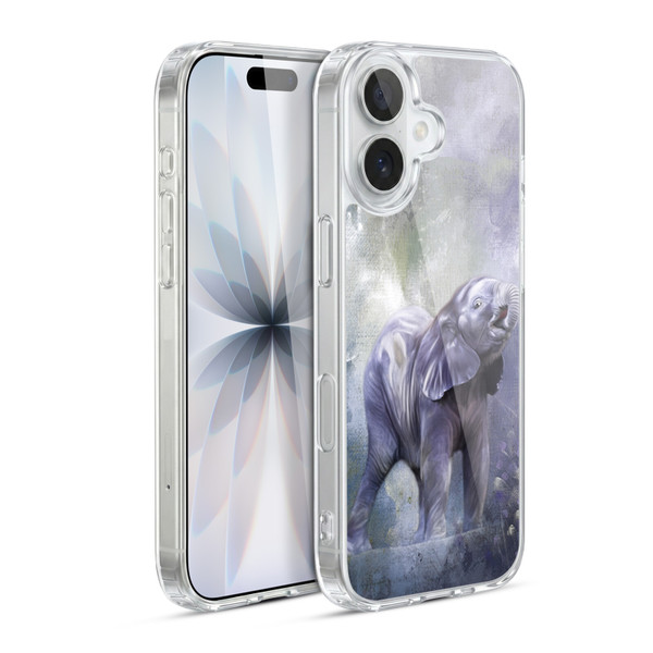 Simone Gatterwe Animals 3 Baby Elephant Soft Gel Case for Apple iPhone 17