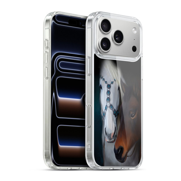 Simone Gatterwe Animals 3 Painted Horse Soft Gel Case for Apple iPhone 17 Pro Max