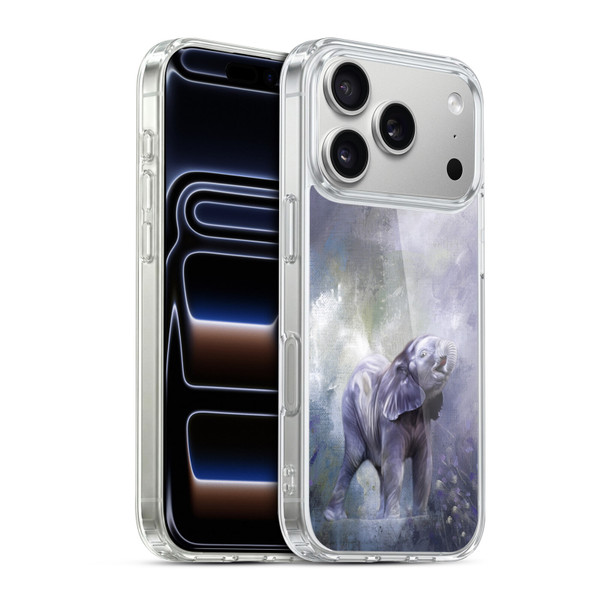Simone Gatterwe Animals 3 Baby Elephant Soft Gel Case for Apple iPhone 17 Pro