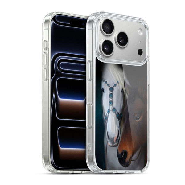 Simone Gatterwe Animals 3 Painted Horse Soft Gel Case for Apple iPhone 17 Pro
