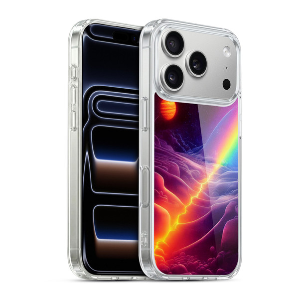 Wumples Cosmic Universe A Chasm On A Distant Moon Soft Gel Case for Apple iPhone 17 Pro