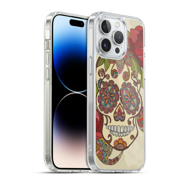 Valentina Bloom Sugar Skull Soft Gel Case for Apple iPhone 14 Pro Max & MagSafe
