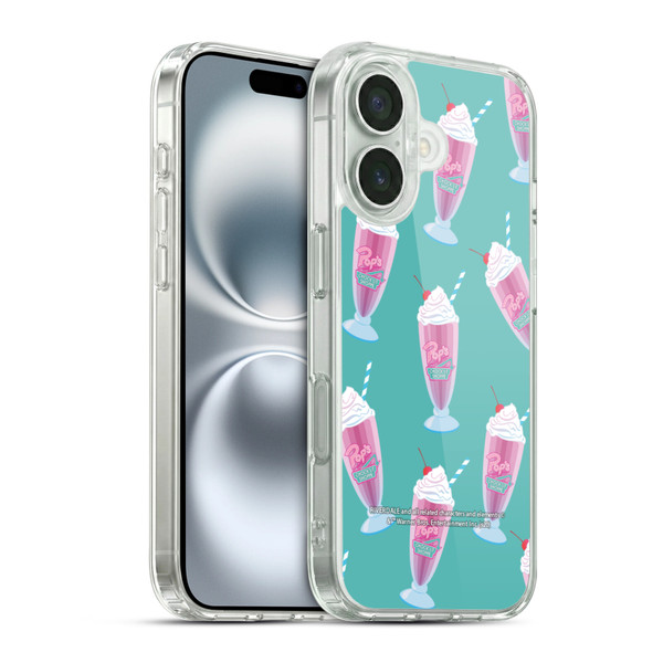 Riverdale Graphics 2 Pop's Milkshake Pattern Soft Gel Case for Apple iPhone 16 & MagSafe
