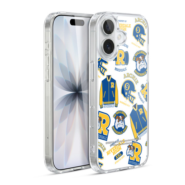 Riverdale Graphics 2 Bulldogs & Vixens Pattern Soft Gel Case for Apple iPhone 17