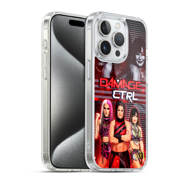 WWE Damage CTRL Bayley, Dakota Kai, Iyo Sky Soft Gel Case for Apple iPhone 15 Pro & MagSafe