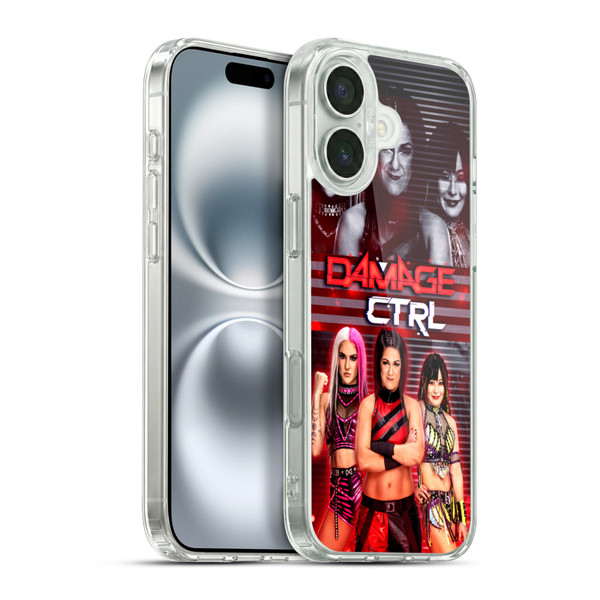 WWE Damage CTRL Bayley, Dakota Kai, Iyo Sky Soft Gel Case for Apple iPhone 16 Plus & MagSafe