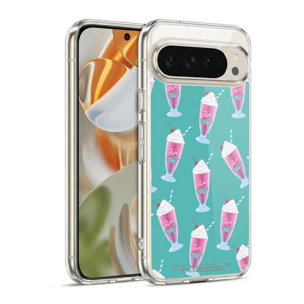 Riverdale Graphics 2 Pop's Milkshake Pattern Soft Gel Case for Google Pixel 9 / Pixel 9 Pro