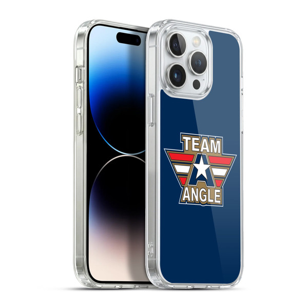 WWE Kurt Angle Logotype Soft Gel Case for Apple iPhone 13 Pro Max & MagSafe