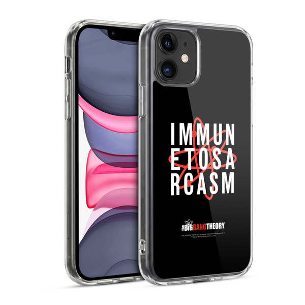 The Big Bang Theory Iconic Sarcasm Soft Gel Case for Apple iPhone 11