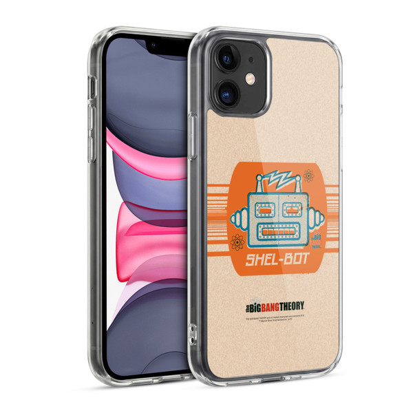 The Big Bang Theory Iconic Shel-bot Soft Gel Case for Apple iPhone 11