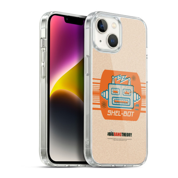The Big Bang Theory Iconic Shel-bot Soft Gel Case for Apple iPhone 14