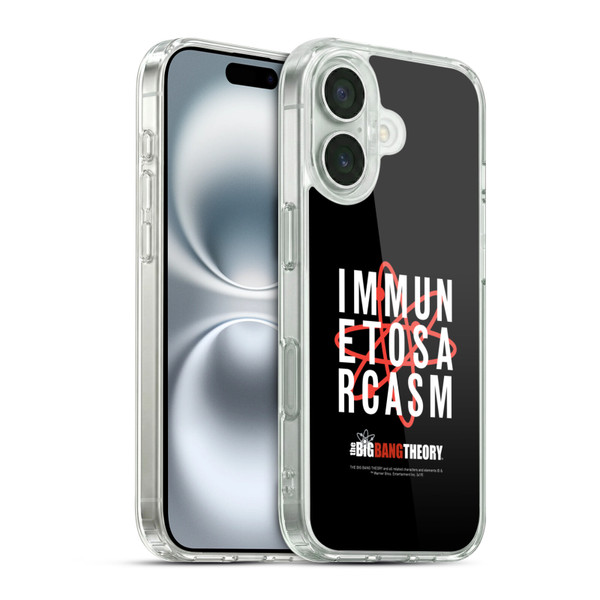 The Big Bang Theory Iconic Sarcasm Soft Gel Case for Apple iPhone 16 & MagSafe