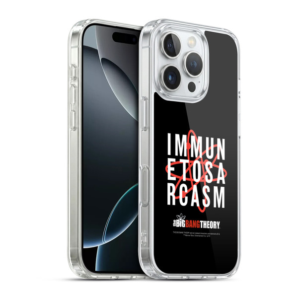 The Big Bang Theory Iconic Sarcasm Soft Gel Case for Apple iPhone 16 Pro & MagSafe