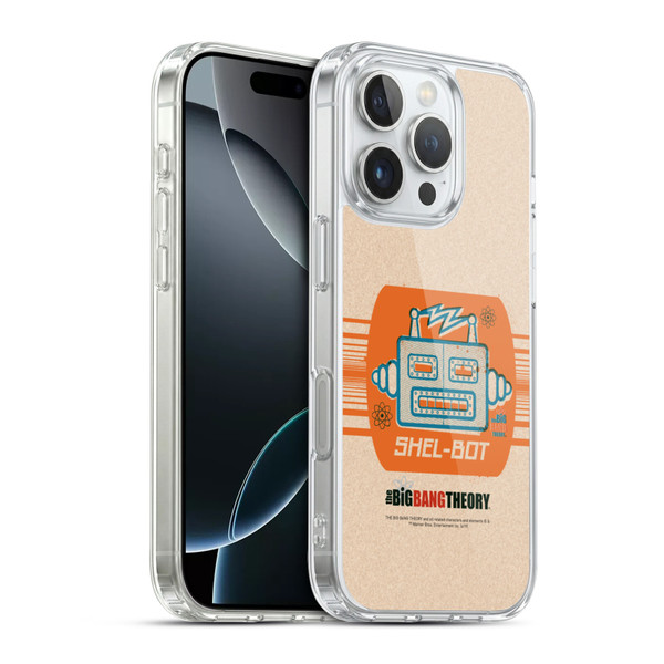 The Big Bang Theory Iconic Shel-bot Soft Gel Case for Apple iPhone 16 Pro & MagSafe