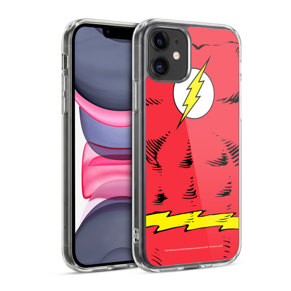 The Flash DC Comics Logo Costume Soft Gel Case for Apple iPhone 11