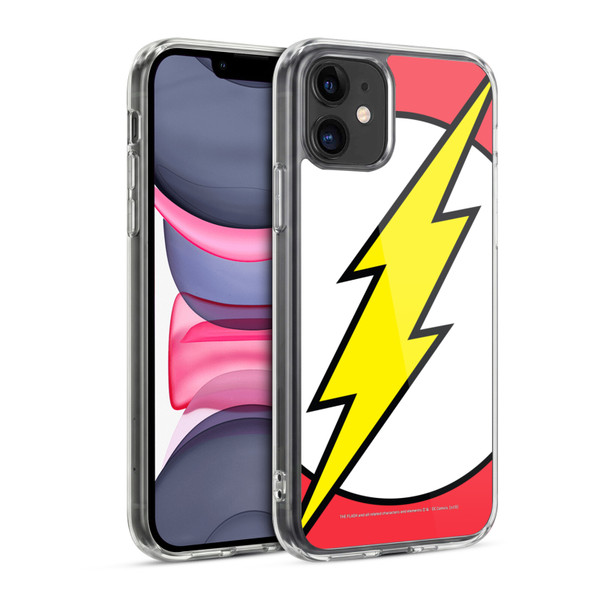 The Flash DC Comics Logo Oversized Soft Gel Case for Apple iPhone 11