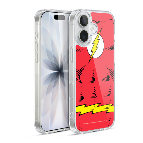 The Flash DC Comics Logo Costume Soft Gel Case for Apple iPhone 17