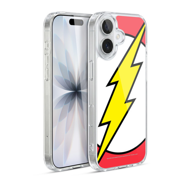 The Flash DC Comics Logo Oversized Soft Gel Case for Apple iPhone 17