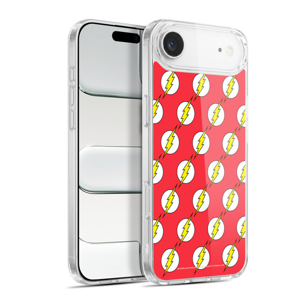 The Flash DC Comics Logo Pattern Soft Gel Case for Apple iPhone 17 Air