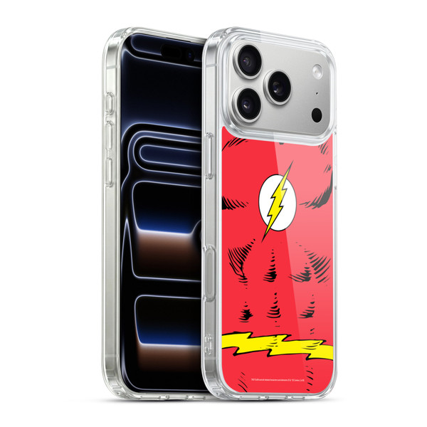 The Flash DC Comics Logo Costume Soft Gel Case for Apple iPhone 17 Pro Max