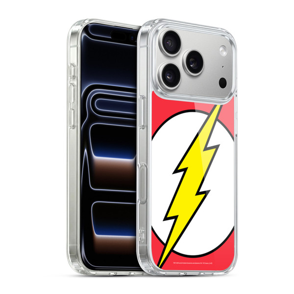 The Flash DC Comics Logo Oversized Soft Gel Case for Apple iPhone 17 Pro