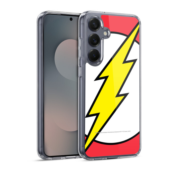 The Flash DC Comics Logo Oversized Soft Gel Case for Samsung Galaxy S25 & MagSafe