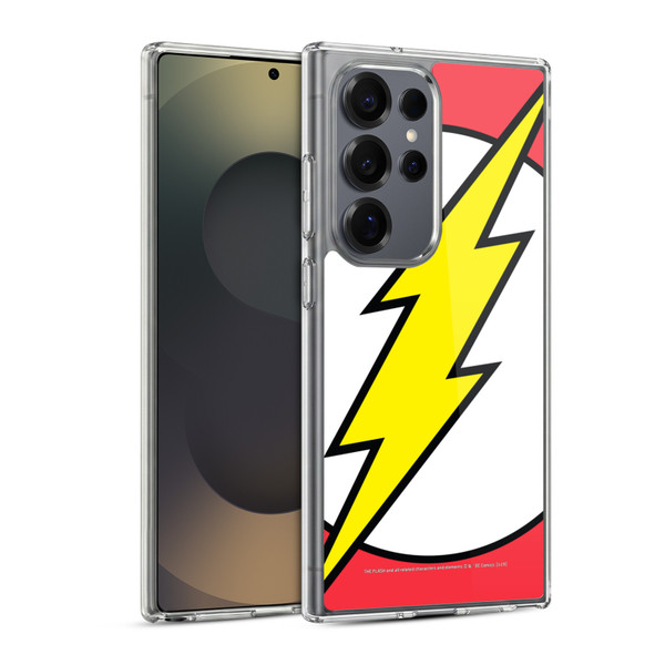 The Flash DC Comics Logo Oversized Soft Gel Case for Samsung Galaxy S25 Ultra & MagSafe