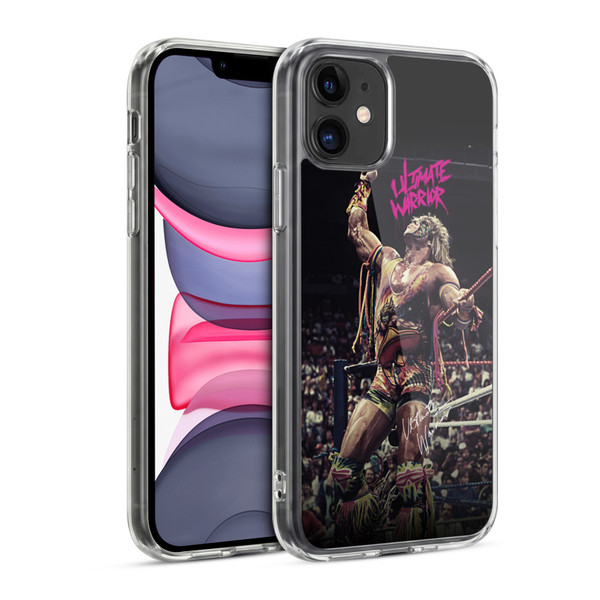 WWE Ultimate Warrior Rope Pose Soft Gel Case for Apple iPhone 11