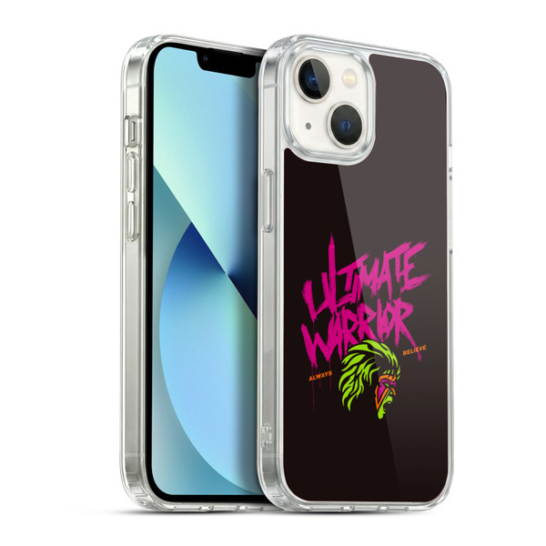 WWE Ultimate Warrior Always Believe Soft Gel Case for Apple iPhone 13