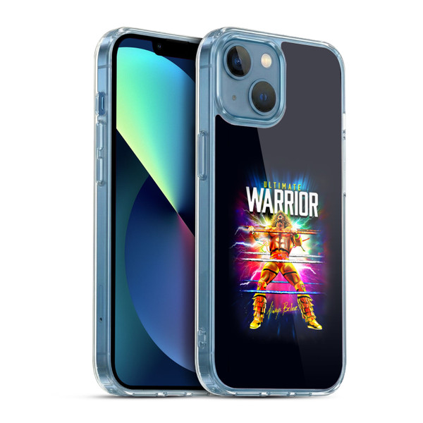 WWE Ultimate Warrior Retro Blast Soft Gel Case for Apple iPhone 13 Mini & MagSafe
