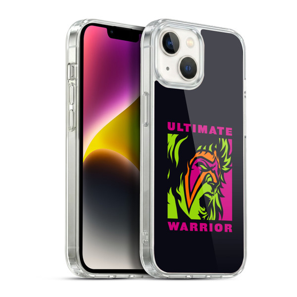 WWE Ultimate Warrior Illustrated Soft Gel Case for Apple iPhone 14