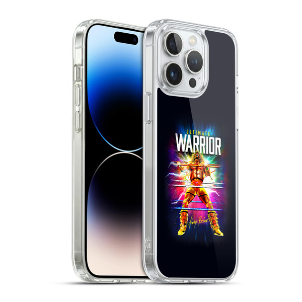 WWE Ultimate Warrior Retro Blast Soft Gel Case for Apple iPhone 14 Pro Max & MagSafe