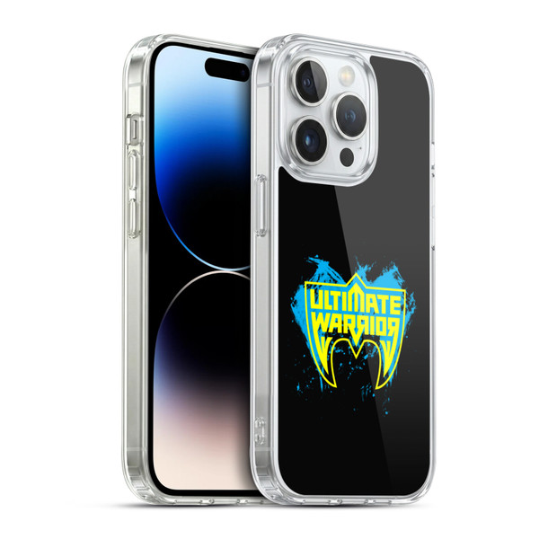 WWE Ultimate Warrior Logo Graphics Soft Gel Case for Apple iPhone 14 Pro & MagSafe