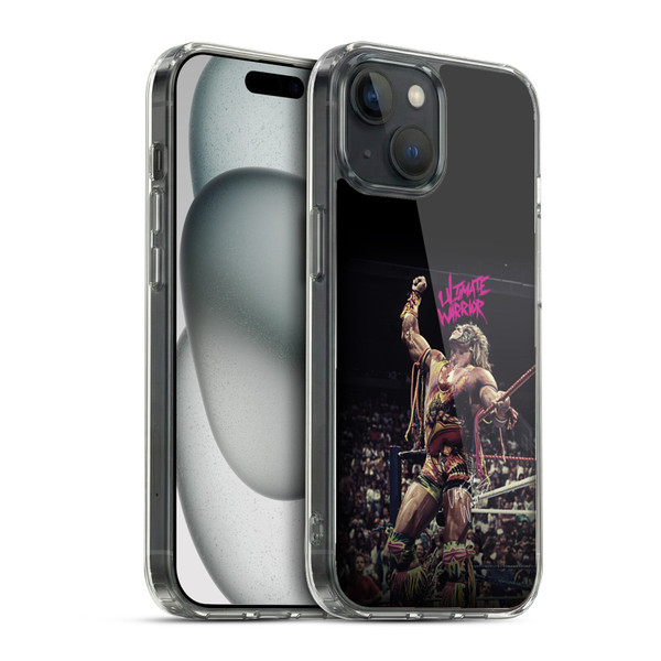 WWE Ultimate Warrior Rope Pose Soft Gel Case for Apple iPhone 15 & MagSafe