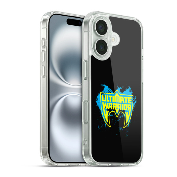 WWE Ultimate Warrior Logo Graphics Soft Gel Case for Apple iPhone 16 & MagSafe