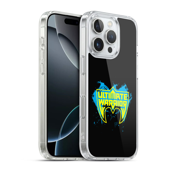 WWE Ultimate Warrior Logo Graphics Soft Gel Case for Apple iPhone 16 Pro & MagSafe