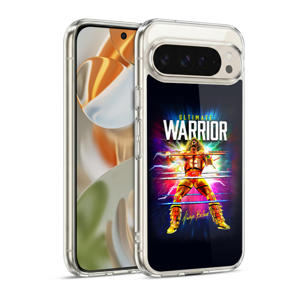 WWE Ultimate Warrior Retro Blast Soft Gel Case for Google Pixel 9 / Pixel 9 Pro