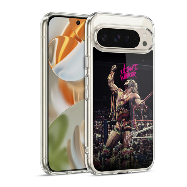 WWE Ultimate Warrior Rope Pose Soft Gel Case for Google Pixel 9 / Pixel 9 Pro