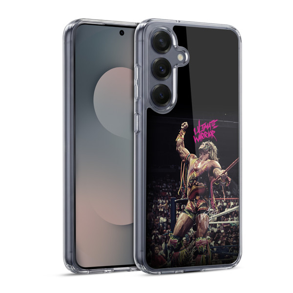 WWE Ultimate Warrior Rope Pose Soft Gel Case for Samsung Galaxy S25 & MagSafe