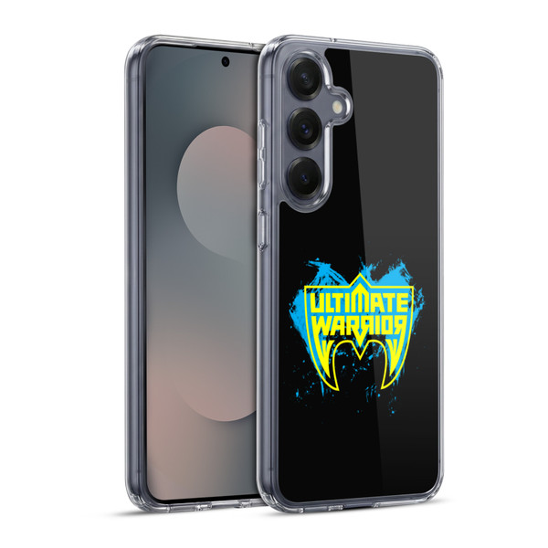 WWE Ultimate Warrior Logo Graphics Soft Gel Case for Samsung Galaxy S25+ & MagSafe