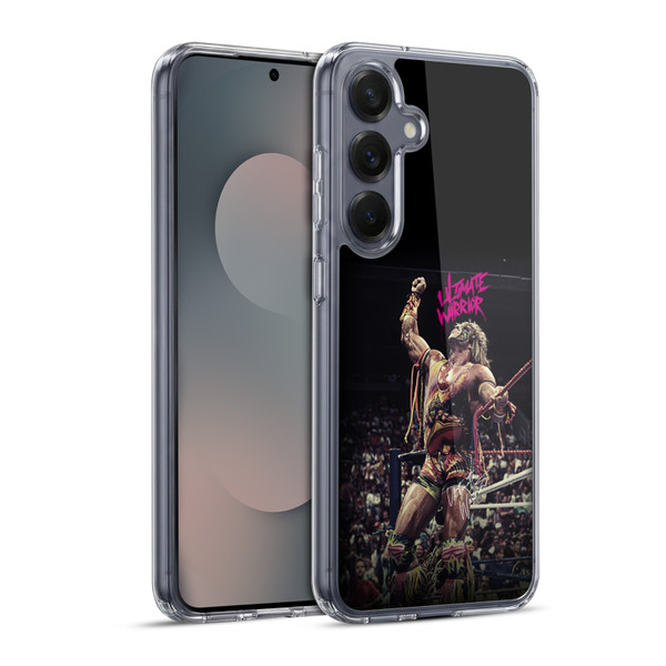 WWE Ultimate Warrior Rope Pose Soft Gel Case for Samsung Galaxy S25+ & MagSafe